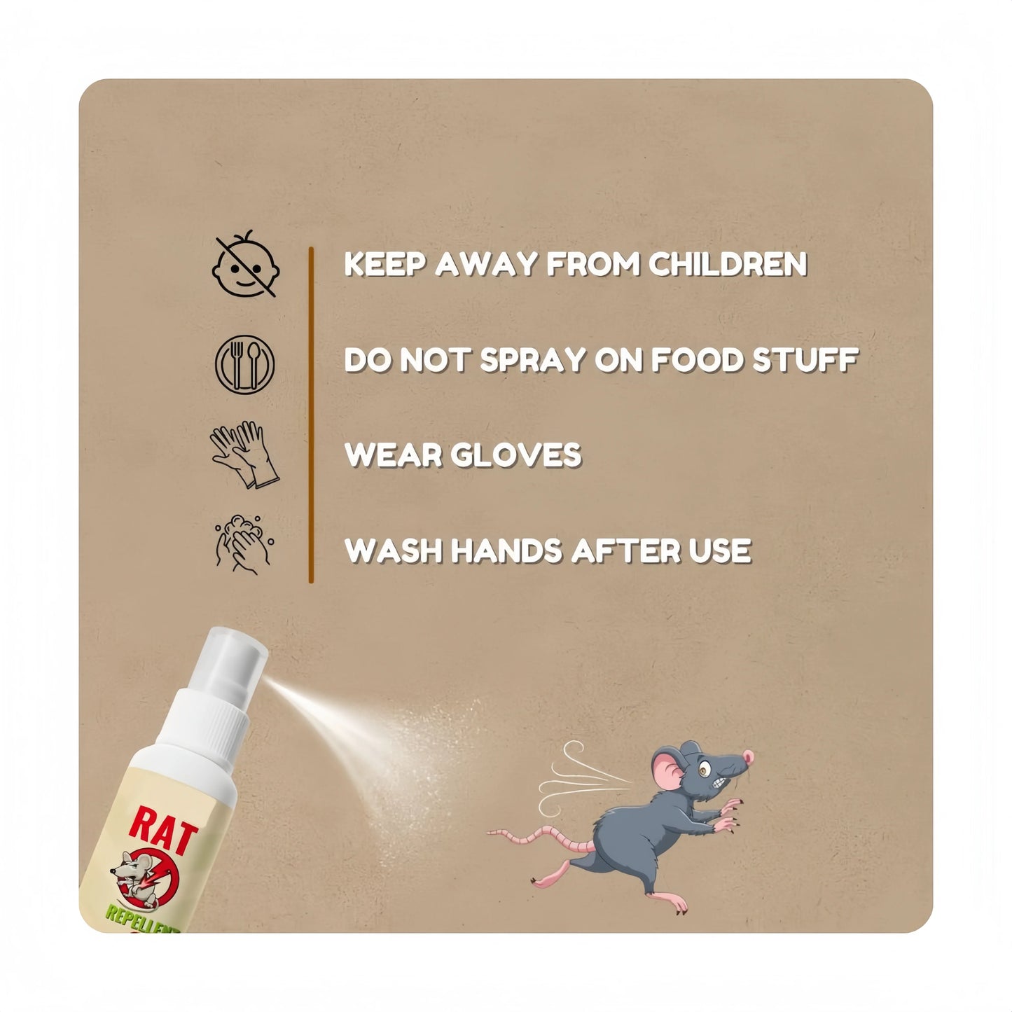 Rat Repellent Spray 50ml